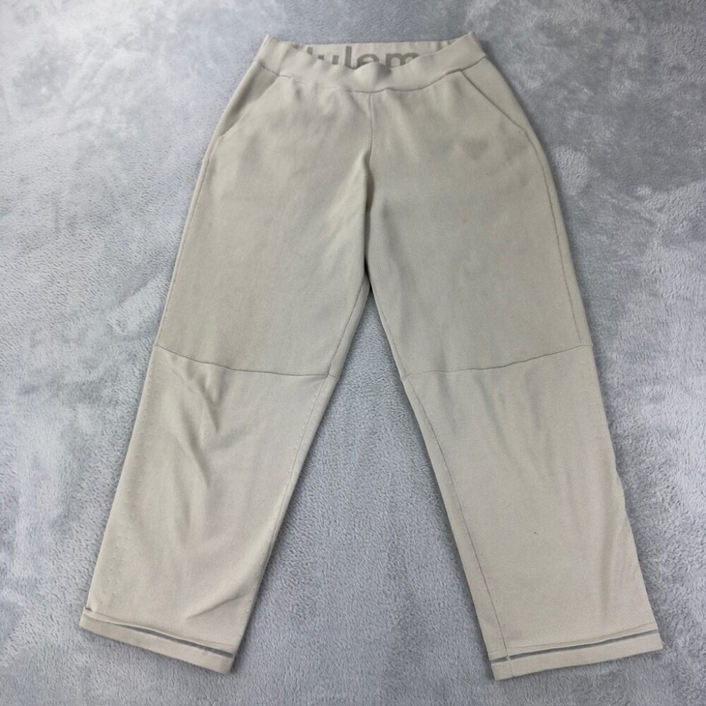 Lululemon Relaxed-Fit High-Rise Knit Cropped Pants 24” Women’s Size S
